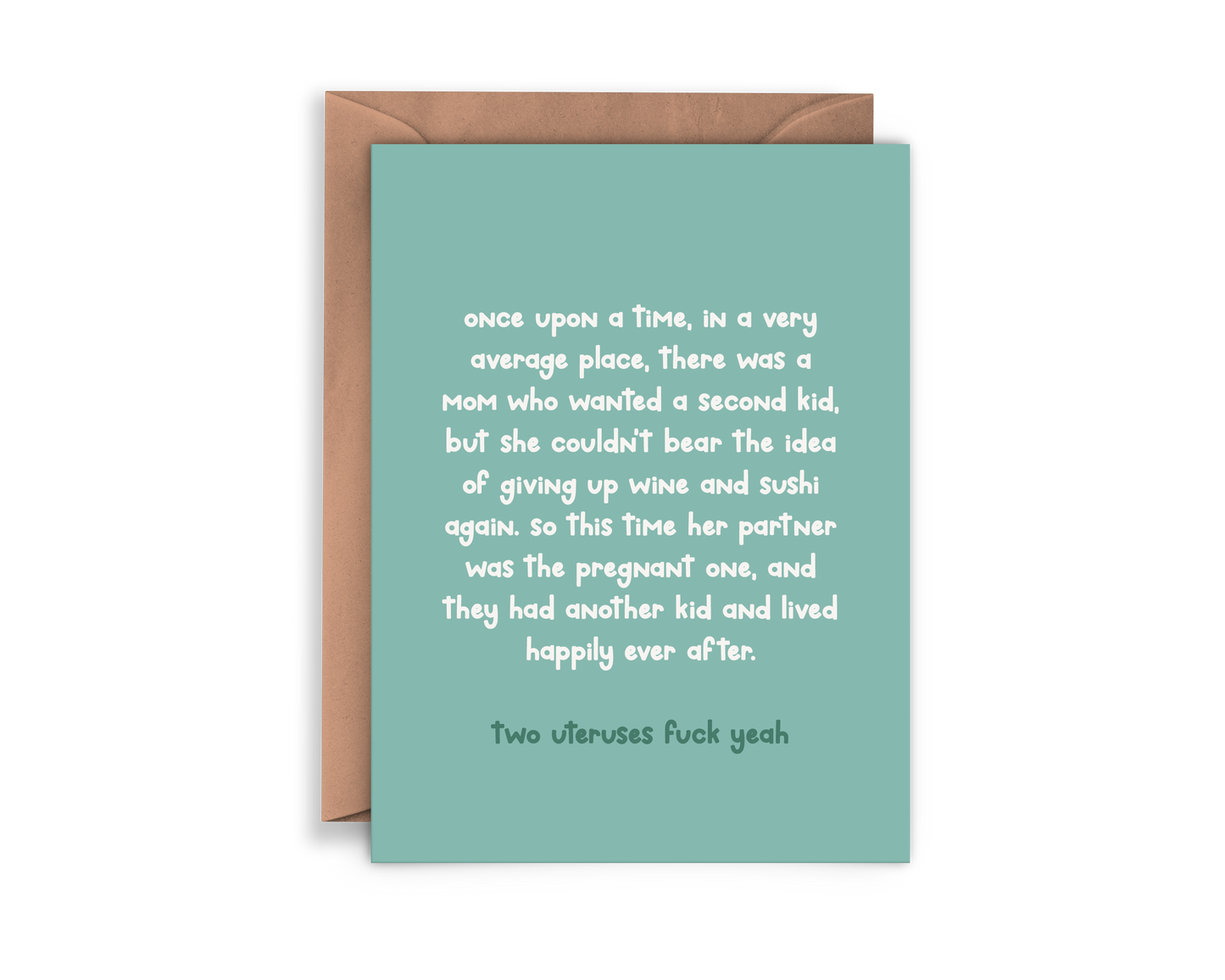 Wine and Sushi Mom Greeting Card