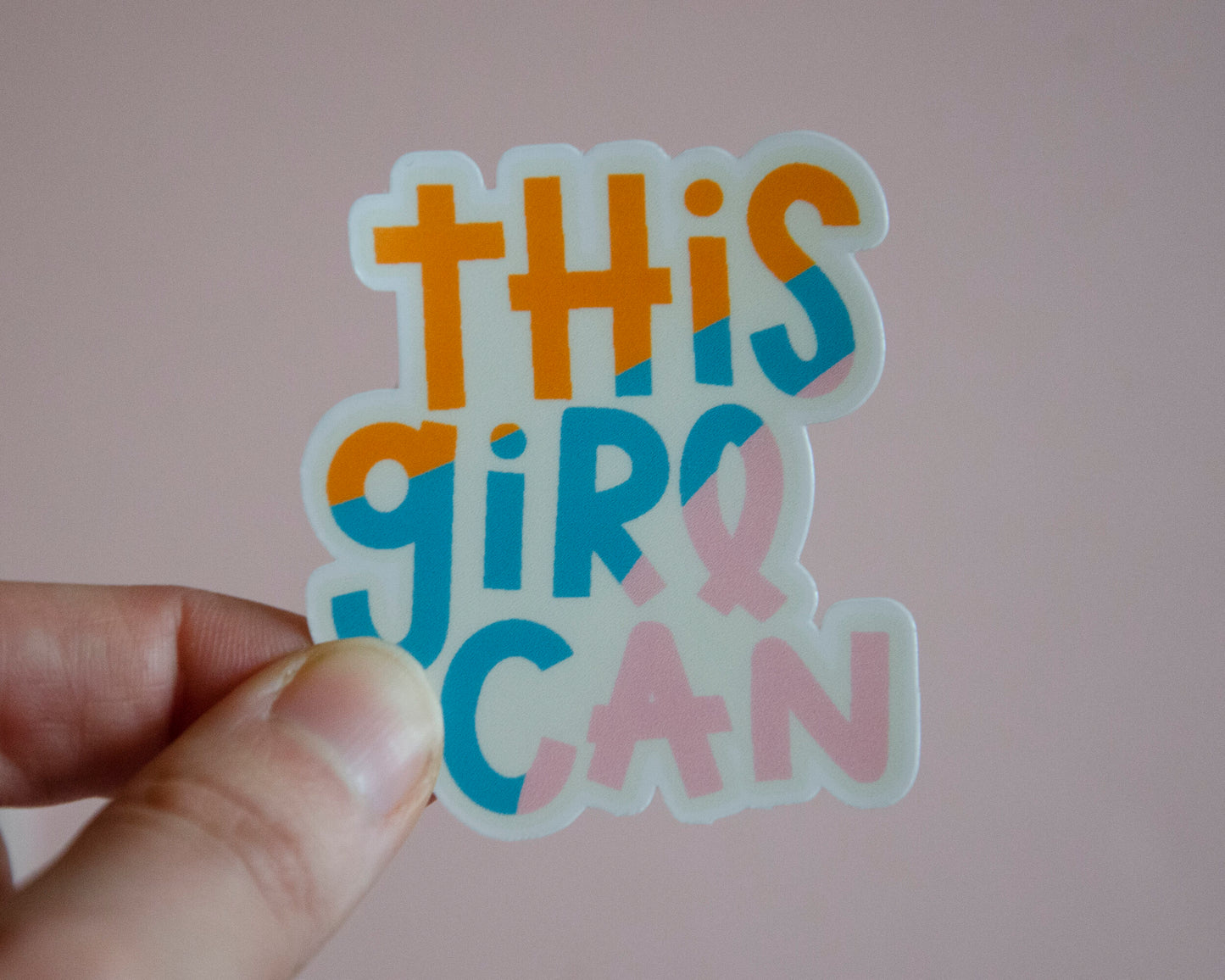 This Girl Can Sticker