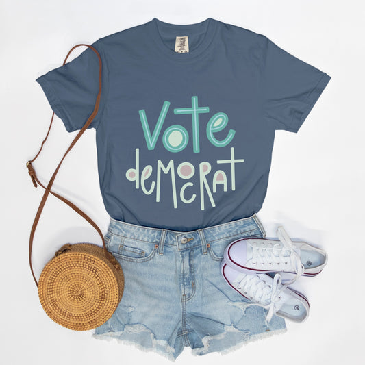 Vote Democrat T Shirt