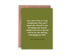 Solo Mom Greeting Card
