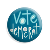 Vote Democrat Button